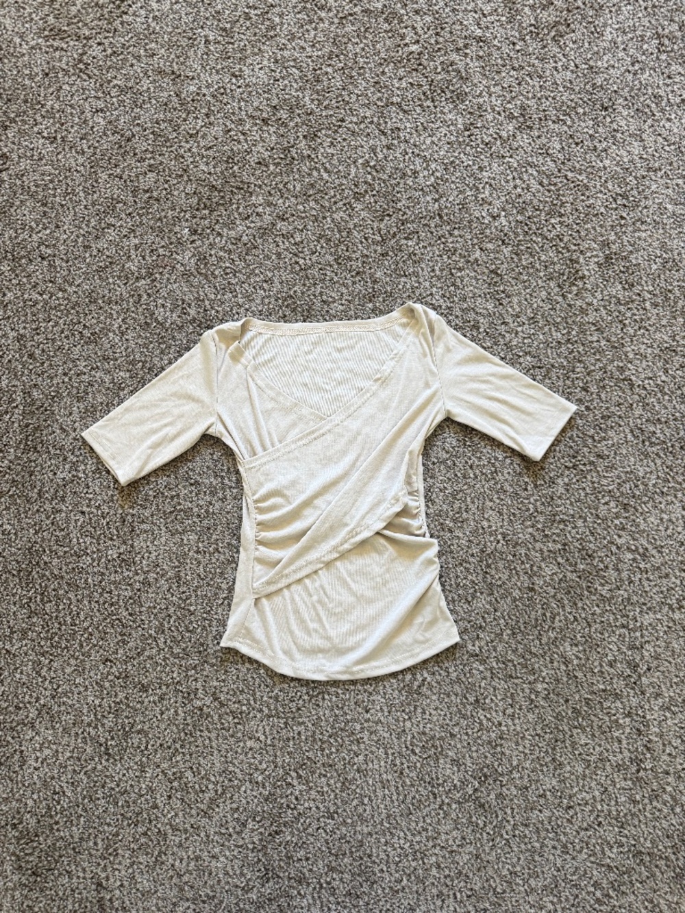 Tan Short Sleeve Top